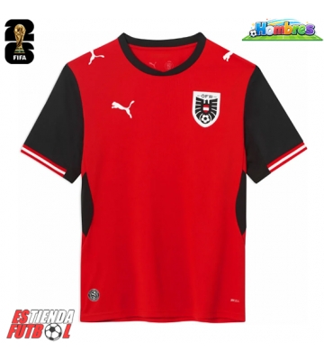 Austria Primera Equipación Mundial 2026 Manga Corta